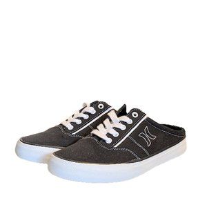 Hurleys Kayo Women's Lace Up Black Tennis Shoes Sneaker Mules Size 7 New w/o Box